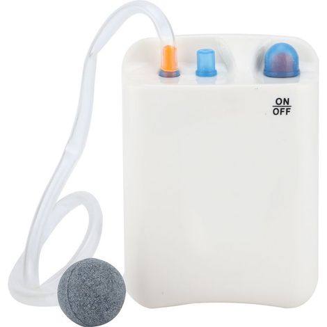 Pompe à oxygène Portable alimentée par batterie, diffuseur d'oxygène pour Aquarium, DC 125 (1/5)