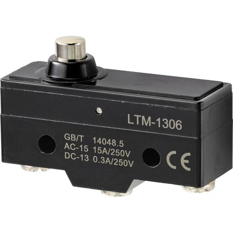 MICRORUPTEUR TRU COMPONENTS TC-9201356 250 V/AC 15 A 1 X ON/(ON) À RAPPEL 1 PC(S)