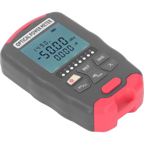 Testeur Fibre Optique 3 en 1, Wattmètre Optique 15KM, Localisateur de Défauts, Testeur Réseau RJ45 avec Lampe LED, -50 à +26dBm (1/5)
