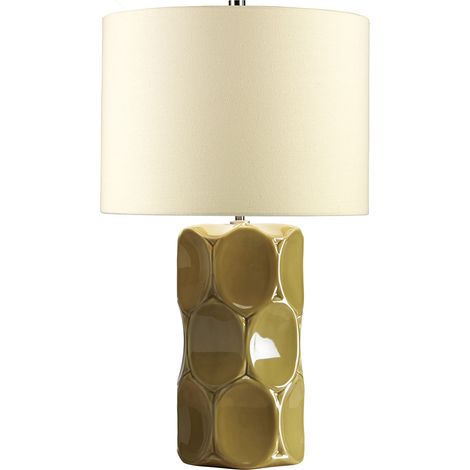 Tischleuchte Schreibtischlampe Beistelllampe Schlafzimmerleuchte Keramik Grün (1/3)