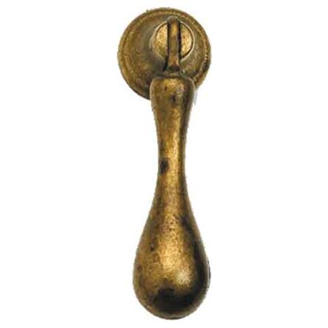 PENDENTIF POUR MEUBLES '21396' 18x63 mm - Laiton ancien