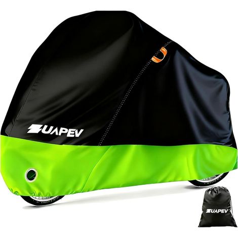 Fahrradabdeckung Wasserdicht 210D Polyester 195x70x110cm Schwarz (1/5)