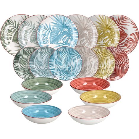 Servizio piatti Madison Exotic Tognana 18 pz (1/5)