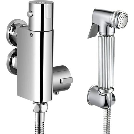 Bidet-Duscharmatur für Toilette, Intimspray, Duschsitz-Set, Badezimmer-Drucksystem – Alovez