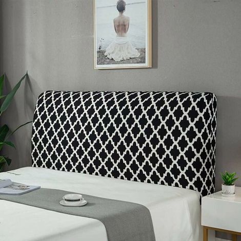 Housse de tête de lit - PZCC - 170-190 cm - Extensible - Anti-poussière - Lavable 30°C (1/3)