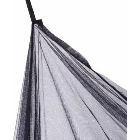Rideaux de lit à baldaquin anti-poussière pour la décoration de chambre, 190 x 210 x 240 cm, noir (1/5)