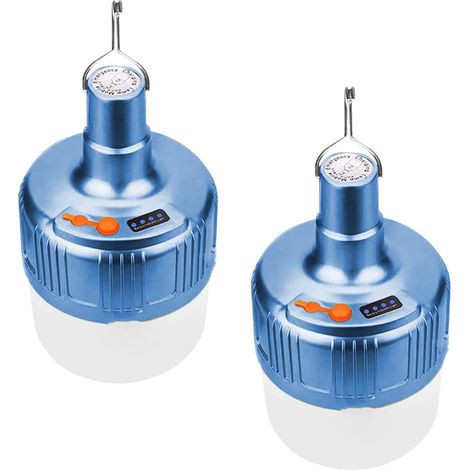 Ampoule LED rechargeable USB sans fil, secours panne courant, large champ vision, camping/maison