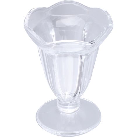 Lot de coupes à glace en verre créatives et uniques, multifonctionnelles et transparentes, pour desserts (1/5)