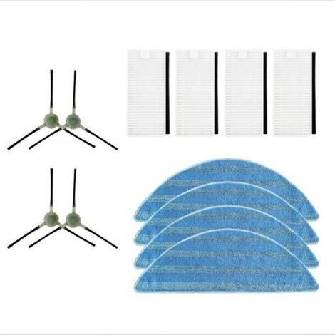 Filtre Hepa - Brosse Latérale - Pour Robot Aspirateur Lefant M201 T800 U180 M501-B F1 T700 M520 M571 M301 - Lot de 2 Pièces (1/4)