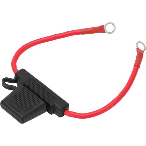 Porte-fusible en ligne 8AWG avec fusible à lame 80A, protection étanche des circuits pour véhicules et navires 12-24V (1/5)