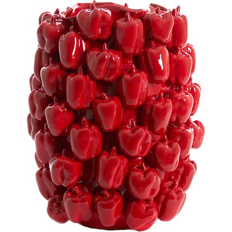 Light & Living BELLPEPPER Vase Keramik glänzend rot – 35x33x47 cm
