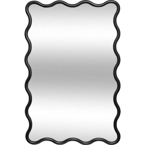 Specchio a onda nera judy 89x59cm - Atmosphera créateur d'intérieur (1/4)