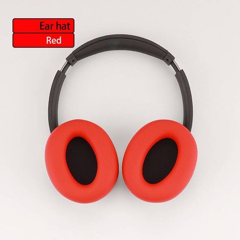 Coussinets d'oreille et arceau de rechange, compatibles avec le casque sans fil Bluetooth WH-CH720N. (Couleur : Rouge) (1/3)