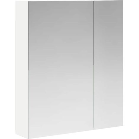 Armario con espejo de baño con estante 60 x 14,5 x 70 cm vidaXL