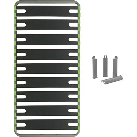 ALTOSENSO - Pack Sommier 9 Lattes 90x190cm + Pieds Gris (1/3)