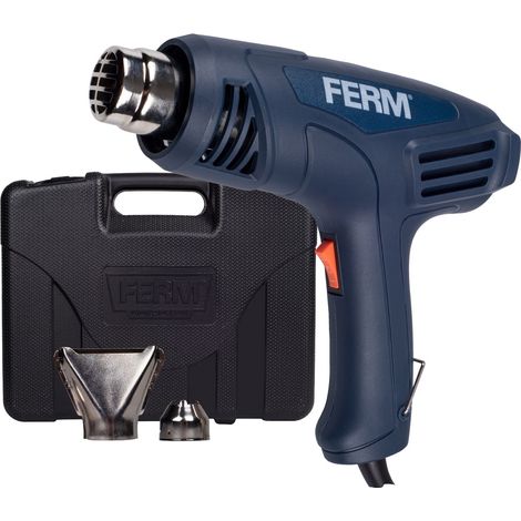 Ferm – Décapeur thermique 2000W HAM1015 – Température 450/600°C – Câble 3m – Pour peinture, vernis et tuyaux en plastique (1/7)