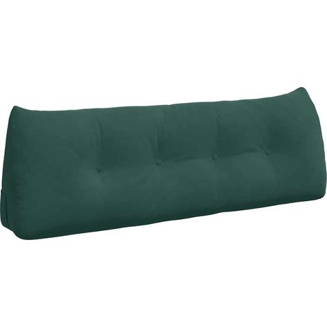 Back Pillow Dark Green 140 x 24 x 50 cm Velvet vidaXL