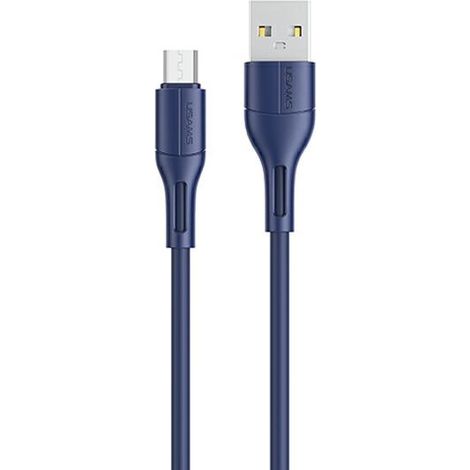 Câble microUSB USAMS 1 m à charge rapide bleu (1/5)