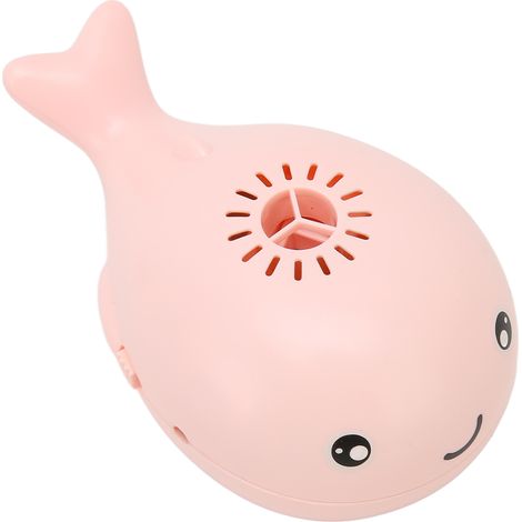 Balle flottante baleine, jouet de dessin animé, rechargeable par USB, sans feuilles, sûre et durable, balle flottante électrique rose bébé
