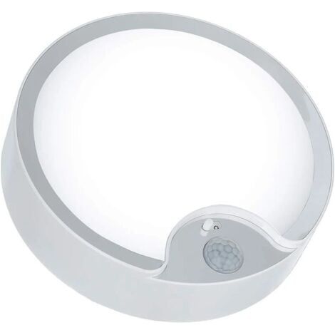 Plafonnier LED à Détecteur de Mouvement, Lampe de Plafond Intérieure Super Lumineuse à Piles, pour Grenier, Buanderie, Garage, Couloir, Escalier, 19cm 300LM Lumière du Jour (1/5)