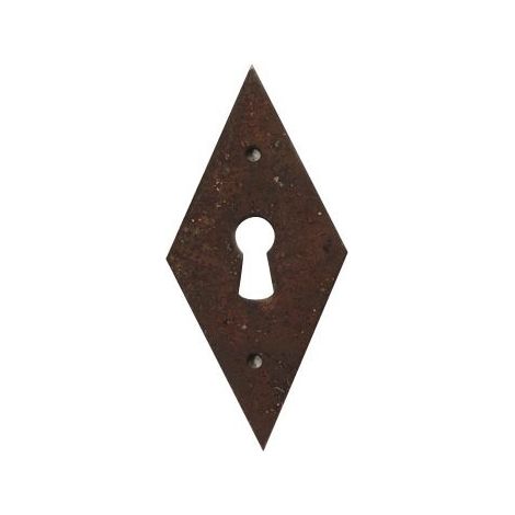 ENTREE LOSANGE 75X35 FER ROUILLE CIRE REF 5175 - PORTE (1/2)