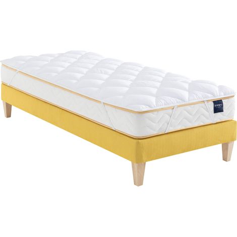 Surmatelas moelleux et respirant 90x200 Someo Aurore