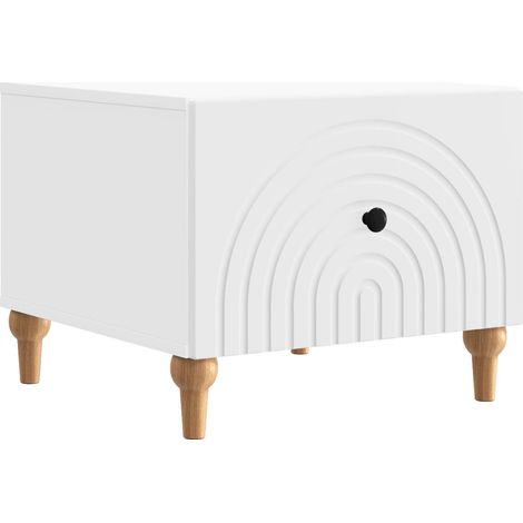 Couchtisch mit Schubladen Weiß 49 x 50 x 40 cm Holzwerkstoff vidaXL