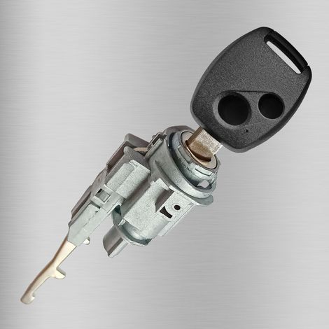 Compatible with Honda ignition lock straight panel 2-button CRV Accord Fit Civic Odyssey ignition lock cylinder 1 key (1/4)