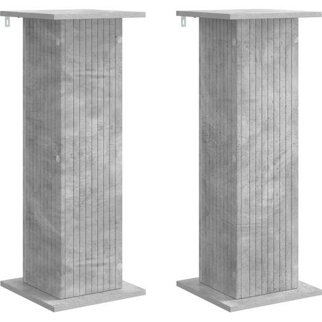 Maison Exclusive - Pflanzenständer 2 pcs Betongrau 30,5 x 30 x 80