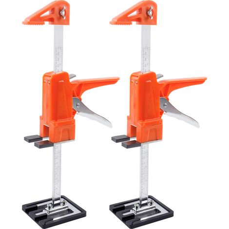 Orangefarbenes, staubdichtes Hebegerät (2er-Set) Multifunktionales Hebe- und Justiergerät für Fliesen (1/5)