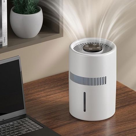 Purificateur D'Air et Humidificateur Combo Tout en un pour la Chambre, 4L Calme 2 en 1 Humidificateur à Air Intelligent et Purificateur pour la Maison, les Bureaux et les (1/3)