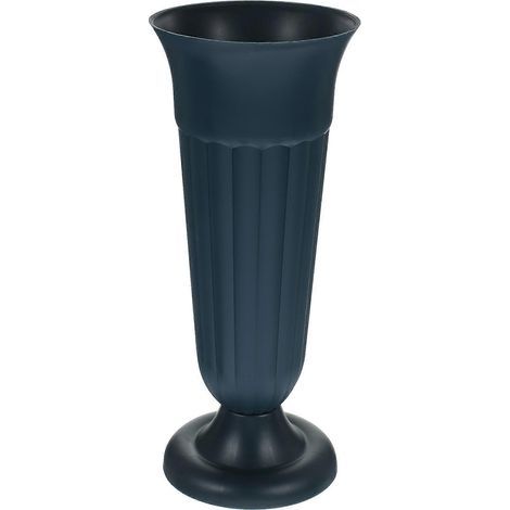 Urne funéraire, vase commémoratif, ornement, porte-fleurs pour cimetière, décoration, pot de fleurs pour tombe-25.50X10.50X10.00CM (1/4)