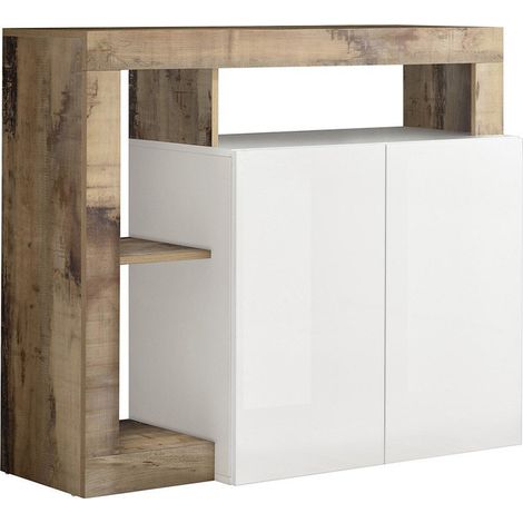 Hambourg Bois stratifié - Blanc brillant (1/9)