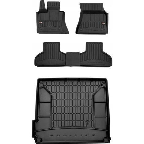 Ensemble de tapis de sol et de coffre 3D pour BMW X5 F15 2013-2018
