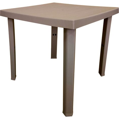 TAVOLO GARDEN FIGARO CM.80X80 TORTORA (1/3)