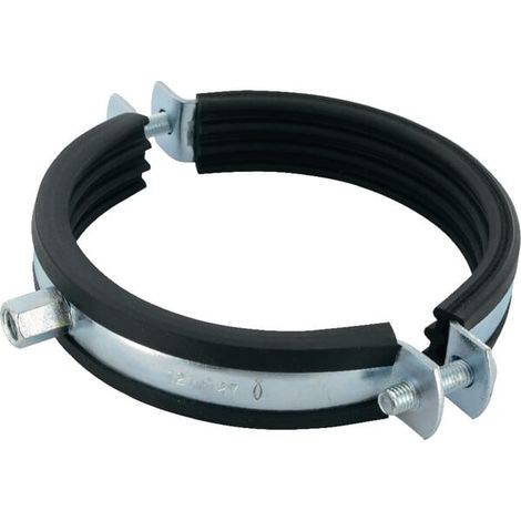 Collier d'attache galva pour tuyaux FRS Plus 121-128 plage de serrage 121-128mm (1/4)