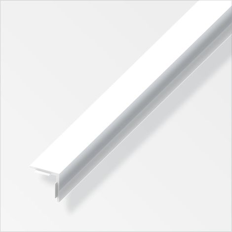angolare autoadesivo 20x20 pvc bianco lucido - 1 metro. (1/2)