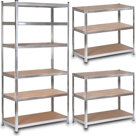 Ripiano in metallo per riporre oggetti 222 x 110 x 50 cm humberg hr 815