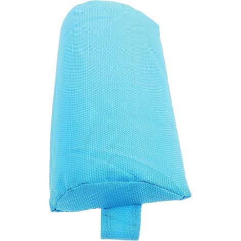 Oreiller pour Fauteuil Inclinable Portable en Polyester Bleu, Coussin Compact Sangle, pour Chaise Longue Pliante et Décoration Intérieure (1/5)
