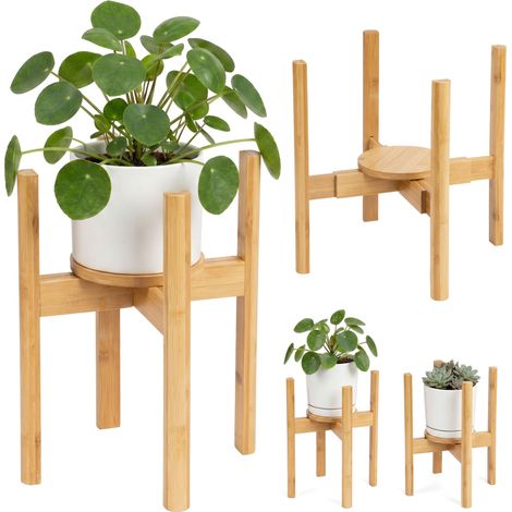 Birgo verstellbarer Bambus-Blumenständer (1/5)