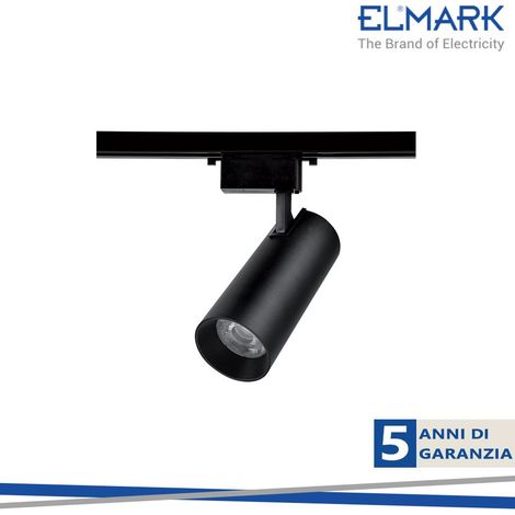 TL2025 PROIETTORE PER SISTEMA A BINARIO 32W 4000K 24 NERO 2 LINEE - Luce NATURALE