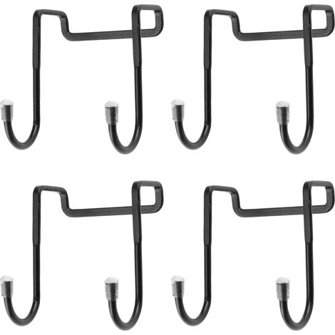 Estos cuatro ganchos en forma de S de doble cabeza están fabricados en acero inoxidable y son adecuados para lugares como baños y cocinas. (1/5)
