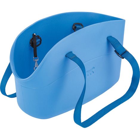 Ferplast WITH-ME Sac en résine pour le transport de chiens de petites tailles, différentes couleurs. Variante WITH-ME - Mesures: 21,5 x 43,5 x h 27 cm - Bleu
