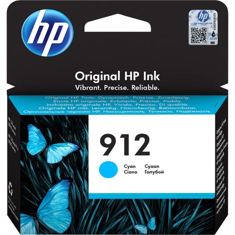 Cartucho de Tinta Original HP nº912/ Cian (1/2)