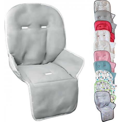 Housse d'assise pour chaise haute bébé – Rembourrage 100% polyester – Anti-transpirante et lavable – Compatible gamme Ptit – Monsieur Bébé