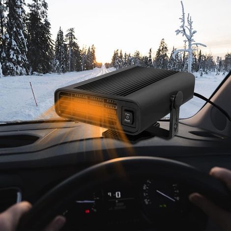 Chauffage de voiture portable 12 V 150 W, rotatif à 360°, avec liquide de refroidissement, 1 unité, noir, ventilateur de refroidissement (1/5)