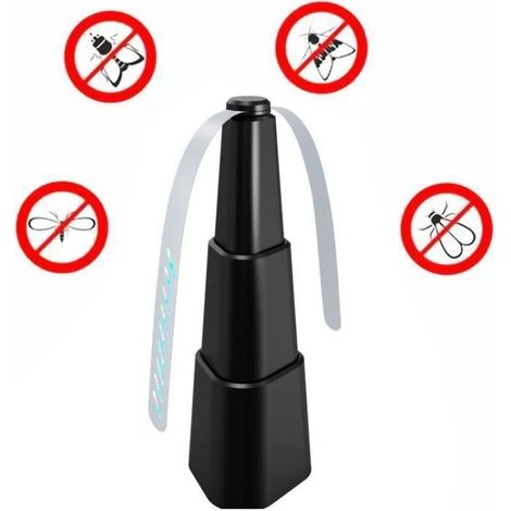 Moustiquaire anti-mouches - Ventilateur sans produits chimiques - Ajustable - Protection repas extérieur (1/4)