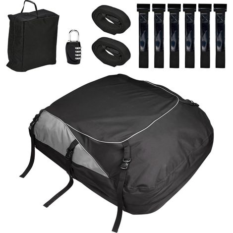 Sac de toit de voiture 566L - Sac de toit étanche et souple - Pliable (1/5)