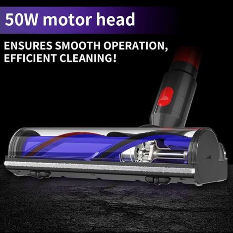 Brosse Motorhead pour Dyson V7 V8 V10 V11 V15 SV10 SV12, Accessoire Électrique pour Tapis, Sols Durs et Coins (1/5)
