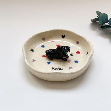 New Ceramic Ring Tray with Ceramic Pet Ring Tray Jewelry Organizer (Model I)